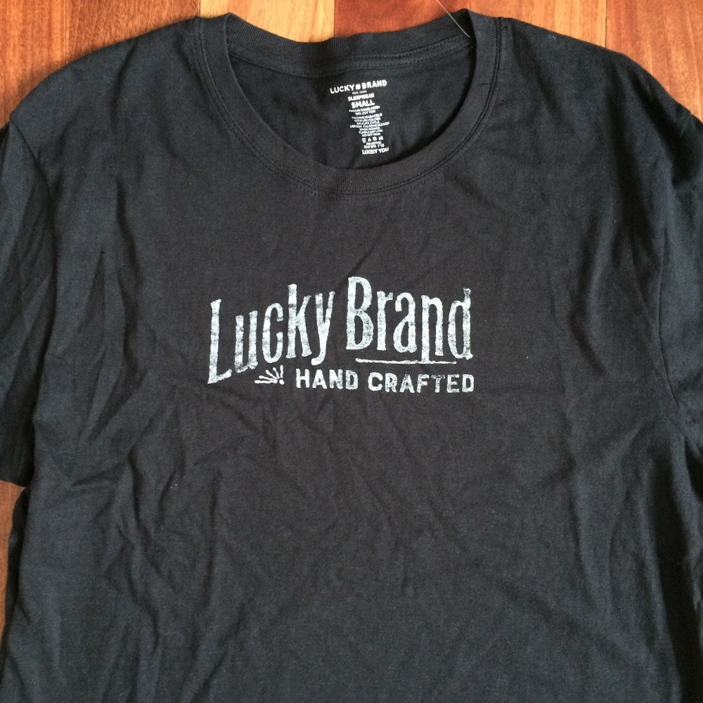 New Lucky Brand T-Shirt s/s Black sz Small